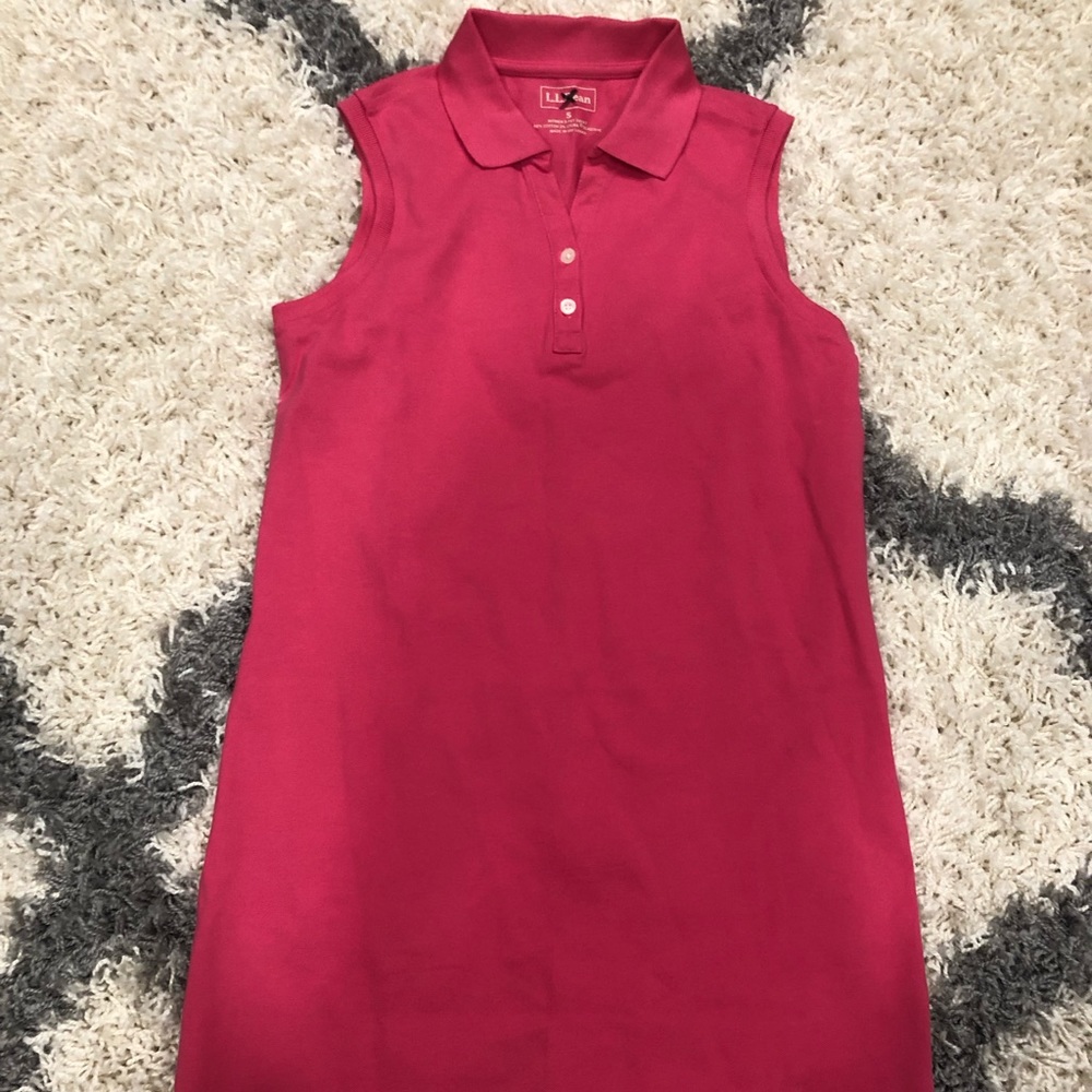 L.L. Bean Small Sleeveless Polo Dress